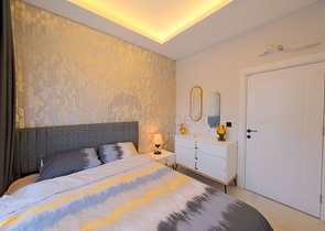 Меблированная квартира 1+1 в районе Оба