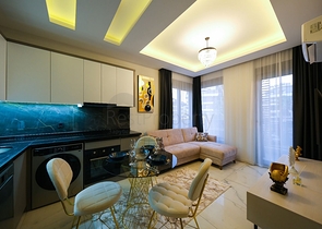 Меблированная квартира 1+1 в районе Оба