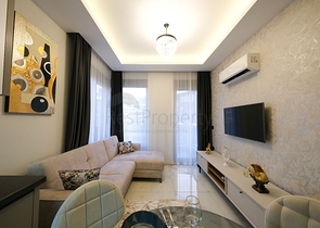 Меблированная квартира 1+1 в районе Оба