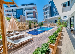 Меблированная квартира 1+1 в районе Оба