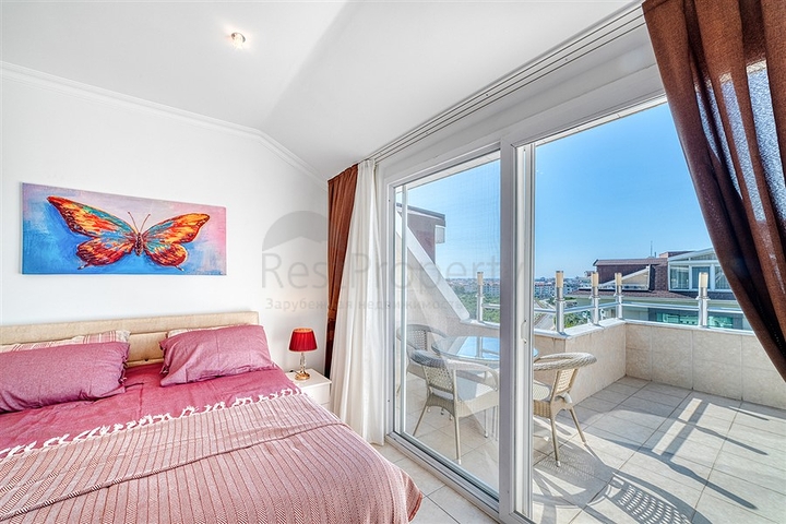 Пентхаус планировкой 4+2 в районе Алании, Джикджилли