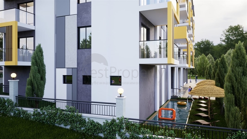 Жилой комплекс на этапе строительства в районе Коджахасанлы