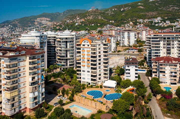 Пентхаус 4+1 с видом на море в Джикджилли