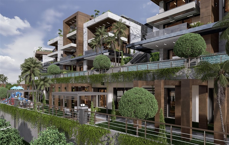 Новый масштабный проект вилл в районе Каргыджак