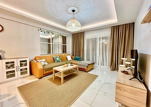 Просторная квартира 1+1 в районе Махмутлар 