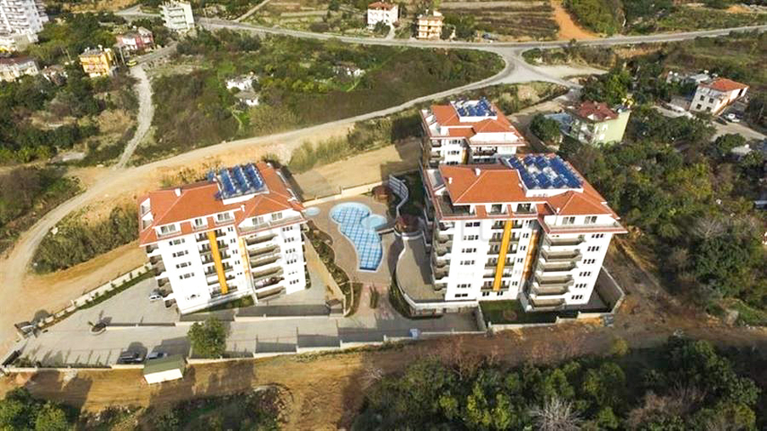 Пентхаус планировкой 4+1 с отдельной кухней в районе Оба