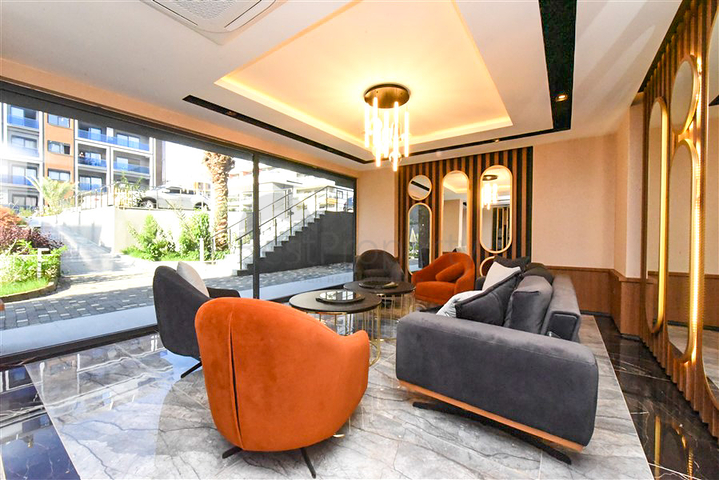 Квартира 1+1 на аренду в новом комплексе района Каргыджак