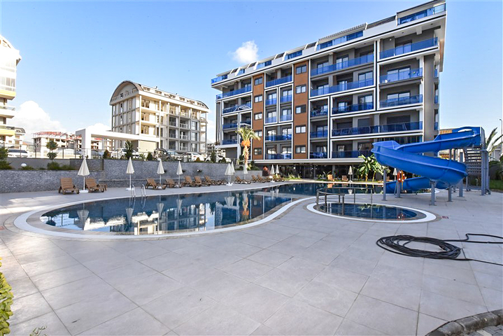 Квартира 1+1 на аренду в новом комплексе района Каргыджак