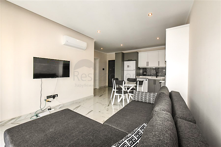 Квартира 1+1 на аренду в новом комплексе района Каргыджак