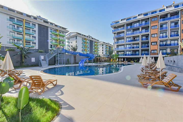 Квартира 1+1 на аренду в новом комплексе района Каргыджак