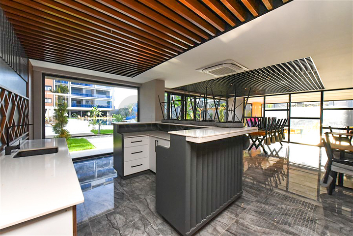 Квартира 1+1 на аренду в новом комплексе района Каргыджак