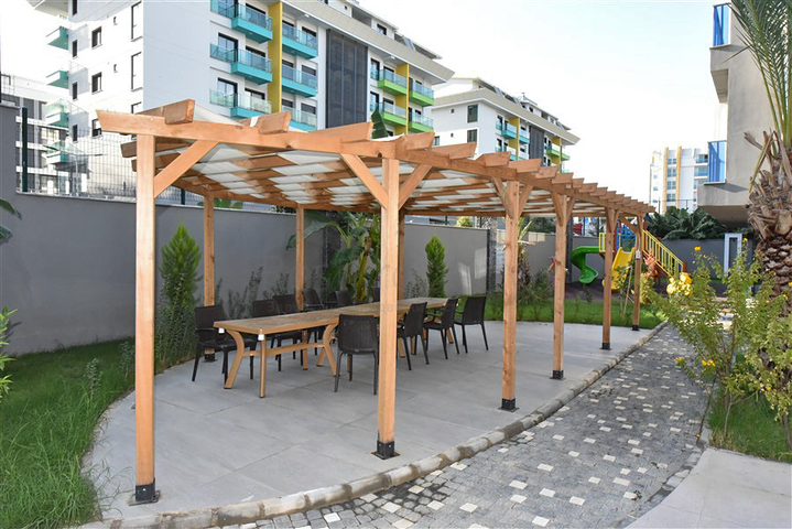 Квартира 1+1 на аренду в новом комплексе района Каргыджак