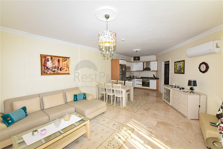 Большая квартира 2+1 в районе Махмутлар 