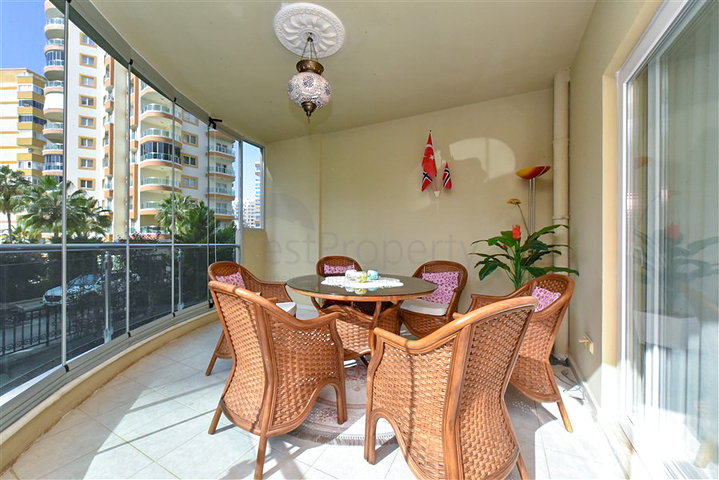 Большая квартира 2+1 в районе Махмутлар 