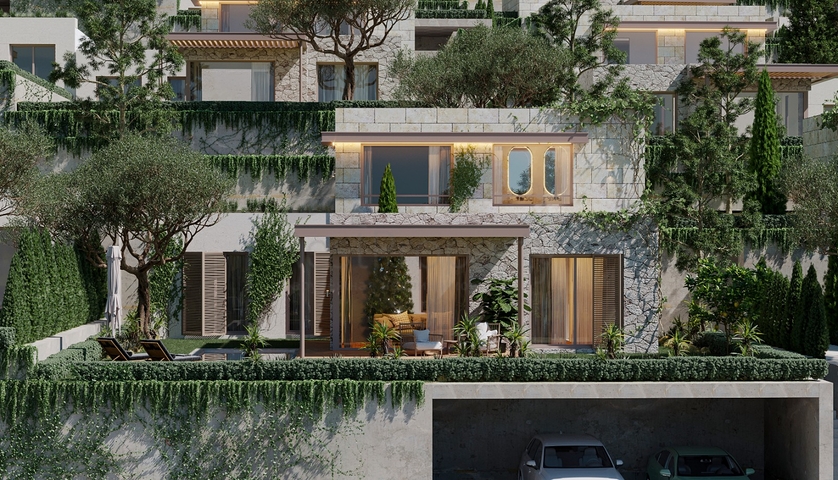 Инвестиционный проект с шикарным видом на море и город Бодрума