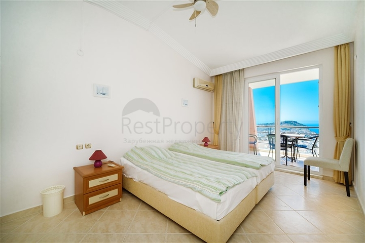 Пентхаус 2+1 с видом на море