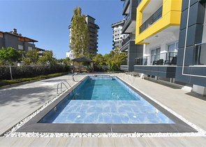 Квартира 1+1 в уютном комплексе в районе Авсаллар