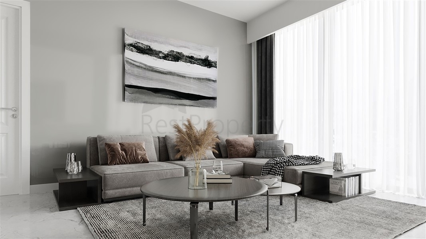 Пентхаус 2+1 в 50м от пляжа Клеопатра