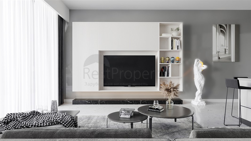 Пентхаус 2+1 в 50м от пляжа Клеопатра