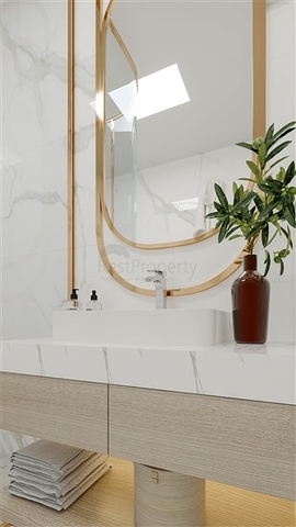 Пентхаус 2+1 в 50м от пляжа Клеопатра