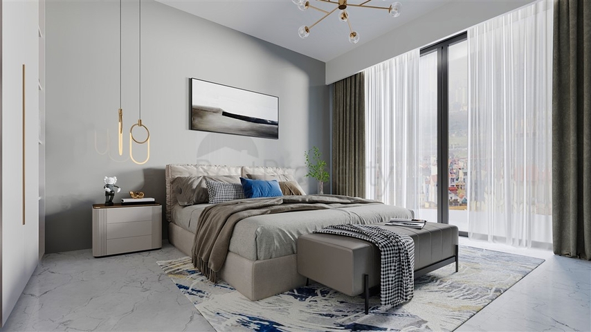 Пентхаус 2+1 в 50м от пляжа Клеопатра