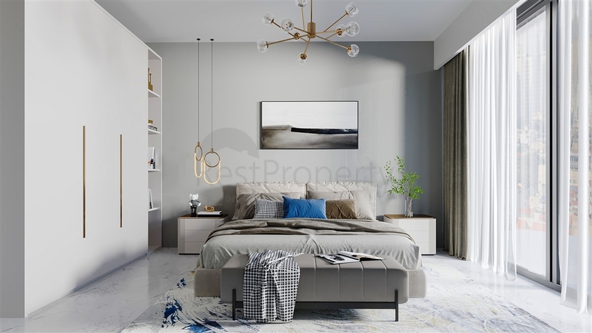 Пентхаус 2+1 в 50м от пляжа Клеопатра