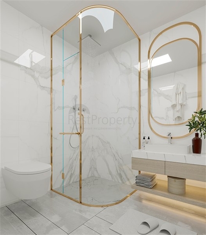 Пентхаус 2+1 в 50м от пляжа Клеопатра