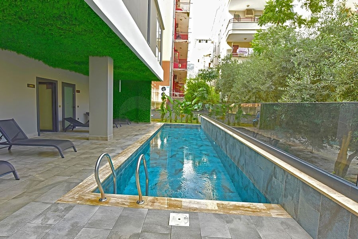 Квартира 2+1 в сердце Алании в районе Клеопатра