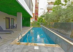 Квартира 2+1 в сердце Алании в районе Клеопатра