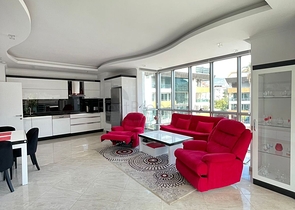 Меблированная квартира планировкой 2+1 в районе Оба