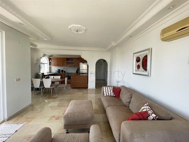 Квартира 2+1 с панорамным видом на горы в районе Тосмур