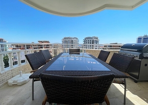 Квартира 2+1 с панорамным видом на горы в районе Тосмур