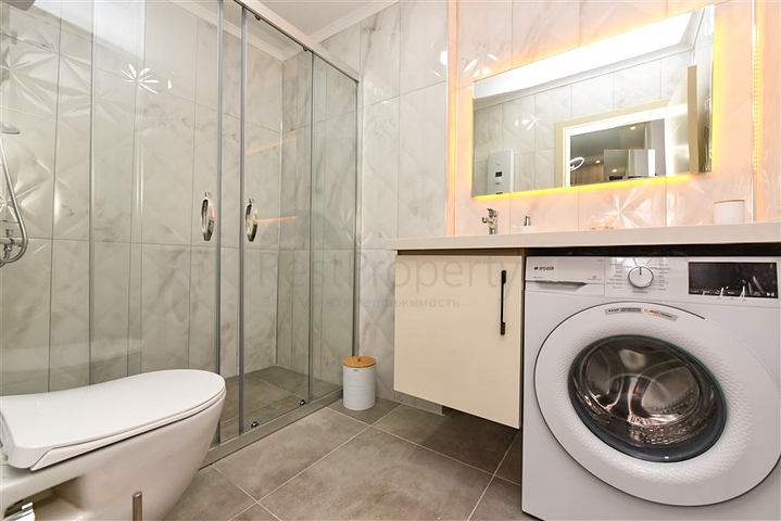 Двухкомнатная квартира с выходом в сад в центре Аланьи