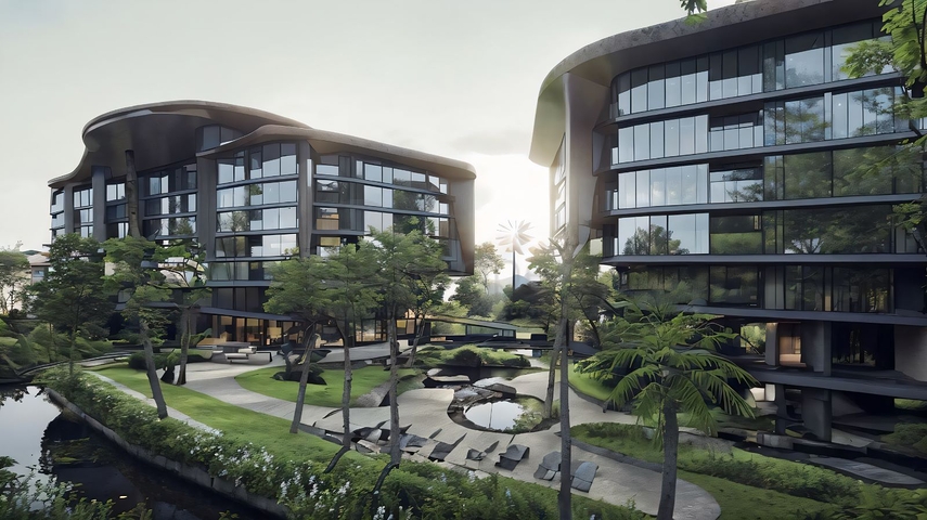 Новый проект в 350 метрах от пляжа Бангтао