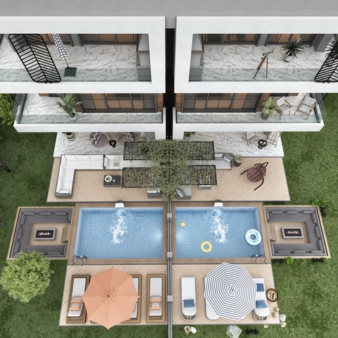 Вилла планировкой 4+2 в престижном районе Алании Тепе