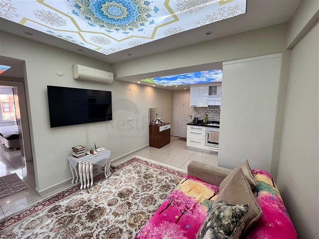 Квартира 1+1 в 300 метрах от пляжа Клеопатра.