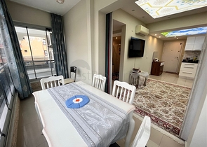 Квартира 1+1 в 300 метрах от пляжа Клеопатра.