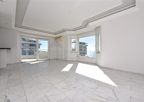 Квартира 2+1 на первой линии с фронтальным видом на море