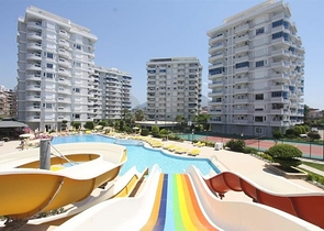 Квартира 2+1 на первой линии с фронтальным видом на море