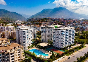 Квартира 2+1 на первой линии с фронтальным видом на море