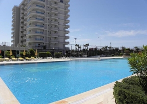 Квартира 2+1 на первой линии с фронтальным видом на море