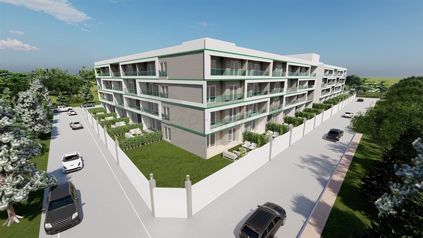 Квартиры в новом строящемся проекте в районе Томюк в 350 метрах от моря