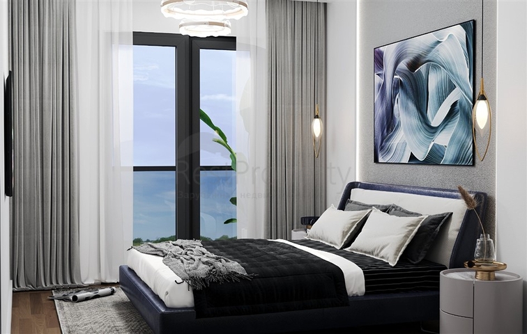 Квартиры в новом строящемся проекте в районе Томюк в 350 метрах от моря