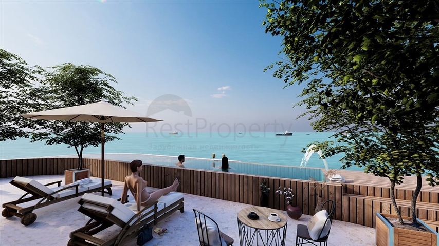 Роскошный проект на стадии строительства в районе Аяш в 150 метрах от моря  