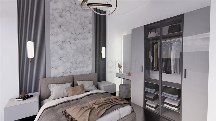 Роскошный проект на стадии строительства в районе Аяш в 150 метрах от моря  