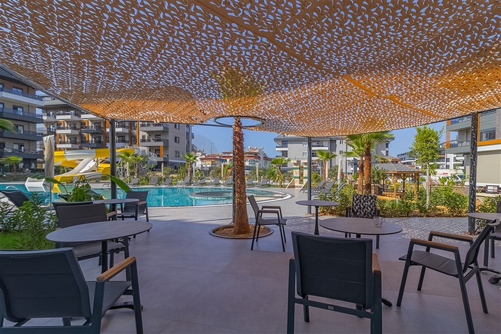 Квартира планировкой 1+1 в современном комплексе в районе Оба