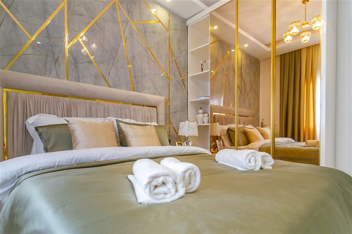 Квартира планировкой 1+1 в современном комплексе в районе Оба