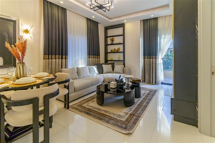 Квартира планировкой 1+1 в современном комплексе в районе Оба