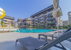 Квартира планировкой 1+1 в современном комплексе в районе Оба