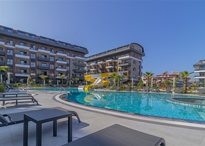 Квартира планировкой 1+1 в современном комплексе в районе Оба